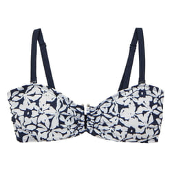 Regatta Womens/Ladies Aceana III Floral Bikini Top - 12 UK, Navy/White