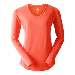Dare 2B Womens/Ladies Discern Long Sleeve T-Shirt - 20 UK, Peach Bloom