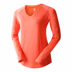 Dare 2B Womens/Ladies Discern Long Sleeve T-Shirt - 20 UK, Peach Bloom
