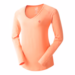Dare 2B Womens/Ladies Discern Long Sleeve T-Shirt - 18 UK, Shrimp