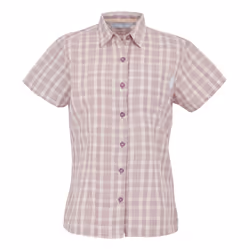 Regatta Womens/Ladies Mindano VIII Checked Short-Sleeved Shirt - 8 UK, Lilas