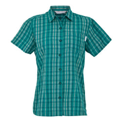 Regatta Womens/Ladies Mindano VIII Checked Short-Sleeved Shirt - 14 UK, Exotic Plume