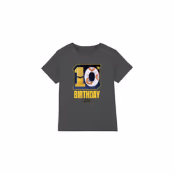 Star Wars Childrens/Kids C3PO BB-8 Space 10th Birthday T-Shirt - 5-6 Years, Charcoal