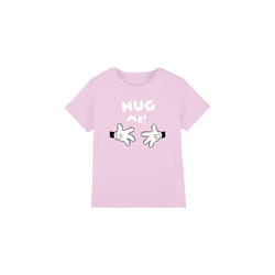 Disney Childrens/Kids Hug Me Mickey Mouse Valentine's Day T-Shirt - 5-6 Years, Pink