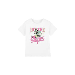 Disney Childrens/Kids Hit The Slopes Mickey Mouse T-Shirt - 12-13 Years, White