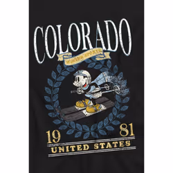 Disney Childrens/Kids Colorado Ski Mickey Mouse T-Shirt - 5-6 Years, Black