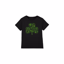 Star Wars Childrens/Kids Clover Icons St Patricks Day T-Shirt - 3-4 Years, Black