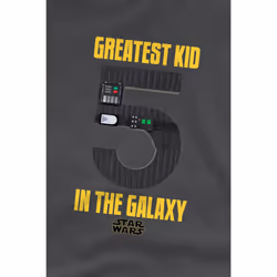 Star Wars Childrens/Kids Greatest Kid Darth Vader T-Shirt - 12-13 Years, Charcoal
