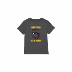 Star Wars Childrens/Kids Greatest Kid Darth Vader T-Shirt - 3-4 Years, Charcoal