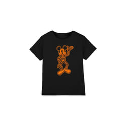 Disney Childrens/Kids Mickey Mouse Skeleton T-Shirt - 9-10 Years, Black
