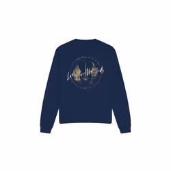 Star Wars Unisex Adult Long Live The Jedi Obi Wan Kenobi Sweatshirt - S, Navy