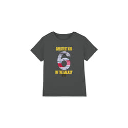 Star Wars Childrens/Kids Greatest Kid Star Wars Greatest Kid XWing X-Wing T-Shirt - 12-13 Years, Charcoal