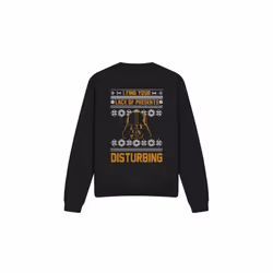 Star Wars Unisex Adult Lack Of Christmas Presents Fair Isle Sweatshirt - S, Black
