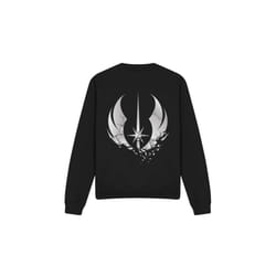 Star Wars Unisex Adult Jedi Obi Wan Kenobi Shattered Sweatshirt - L, Black