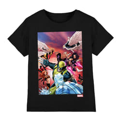 Marvel Childrens/Kids X-Men Team Defend T-Shirt - 12-13 Years, Black