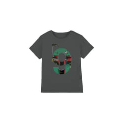 Star Wars Childrens/Kids 9 Boba Fett T-Shirt - 5-6 Years, Charcoal