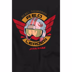 Star Wars Childrens/Kids Red Leader T-Shirt - 12-13 Years, Black