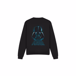 Star Wars Unisex Adult Darth Vader Distressed Sweatshirt - S, Black
