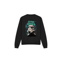 Star Wars Unisex Adult Street Glare Stormtrooper Sweatshirt - L, Black