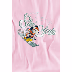 Disney Childrens/Kids Ski Club Minnie Mouse T-Shirt - 9-10 Years, Pink