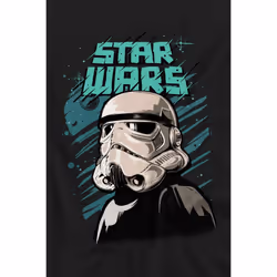 Star Wars Childrens/Kids Street Glare Stormtrooper T-Shirt - 3-4 Years, Black