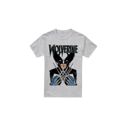 Marvel Mens X-Men Wolverine Action Shot T-Shirt - XXL, Sport Heather