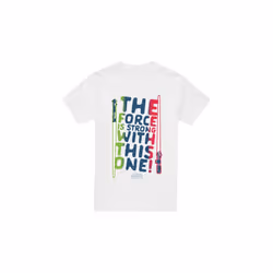 Star Wars Mens Force Is Strong T-Shirt - S, White