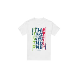 Star Wars Mens Force Is Strong T-Shirt - S, White