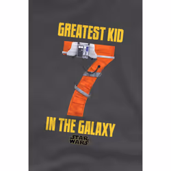 Star Wars Childrens/Kids Greatest Kid X-Wing Fighter T-Shirt - 5-6 Years, Charcoal