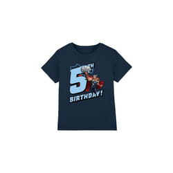 Thor Childrens/Kids 5th Birthday T-Shirt - 3-4 Years, Navy
