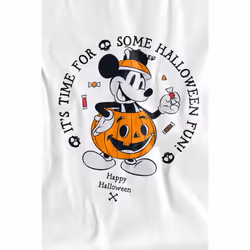Disney Childrens/Kids Pumpking Costume Mickey Mouse T-Shirt - 5-6 Years, White