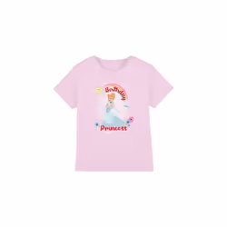 Cinderella Childrens/Kids Birthday Princess T-Shirt - 5-6 Years, Pink