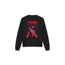 Star Wars Unisex Adult Darth Vader Painted Sweatshirt - S, Black