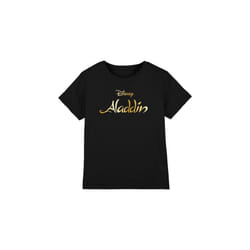 Aladdin Childrens/Kids Logo T-Shirt - 3-4 Years, Black