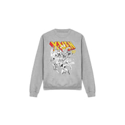 Marvel Unisex Adult X-Men Retro Team Sweatshirt - XL, Sport Heather