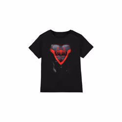 Spider-Man Childrens/Kids Miles Morales Costume T-Shirt - 5-6 Years, Black