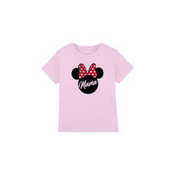Disney Childrens/Kids Mama In Ears Minnie Mouse Mothers Day T-Shirt - 3-4 Years, Pink