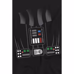 Star Wars Childrens/Kids Darth Vader Costume T-Shirt - 5-6 Years, Black