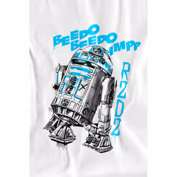 Star Wars Childrens/Kids R2-D2 T-Shirt - 9-10 Years, White