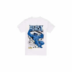Marvel Mens X-Men Beast Comic T-Shirt - XL, White