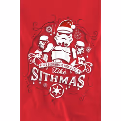 Star Wars Unisex Adult Beginning To Look A Lot Like Sithmus Christmas Sweatshirt - M, Red