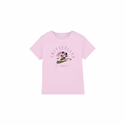 Disney Childrens/Kids Switzerland Mickey Mouse T-Shirt - 5-6 Years, Pink