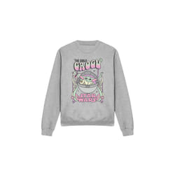 Star Wars: The Mandalorian Unisex Adult Grogu Hippie Sweatshirt - S, Sport Heather