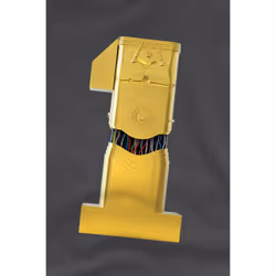 Star Wars Childrens/Kids 1 C3PO T-Shirt - 3-4 Years, Charcoal