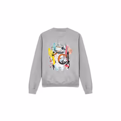 Star Wars Unisex Adult BB-8 Abstract Sweatshirt - L, Sport Heather