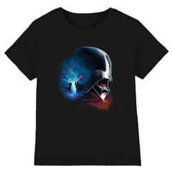 Star Wars Childrens/Kids Obi Wan Kenobi Vader Poster T-Shirt - 5-6 Years, Black