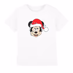 Disney Childrens/Kids Mickey Mouse Christmas Lights Wrap T-Shirt - 7-8 Years, White