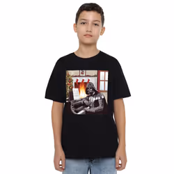 Star Wars Childrens/Kids Christmas Carols Darth Vader T-Shirt - 3-4 Years, Black