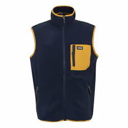 Regatta Mens Frankie Fleece Gilet - L, Navy/Mustard