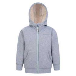 Mountain Warehouse Childrens/Kids Alpine II Full Zip Hoodie - 7-8 Years, Light Grey